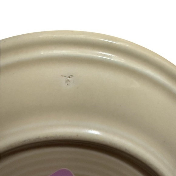 Fiesta Homer Laughlin Saucer Plate - Ivory (Unmarked) - Picture 2 of 7
